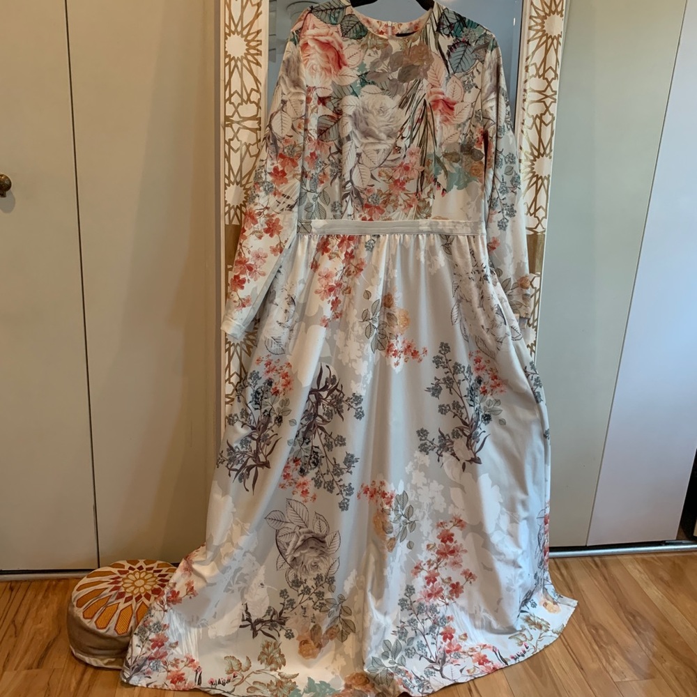 Annah Hariri Floral Maxi Dress- XXL
